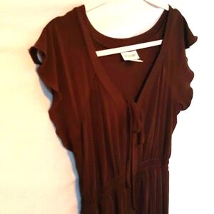 Motherhood Maternity Flutter Sleeve Dress, Medium